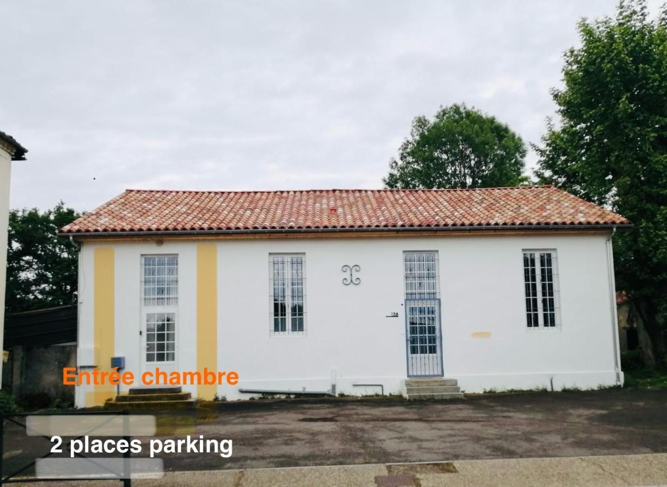 Chambre Dans Ancienne Ecole Cazères-sur-lʼAdour Buitenkant foto